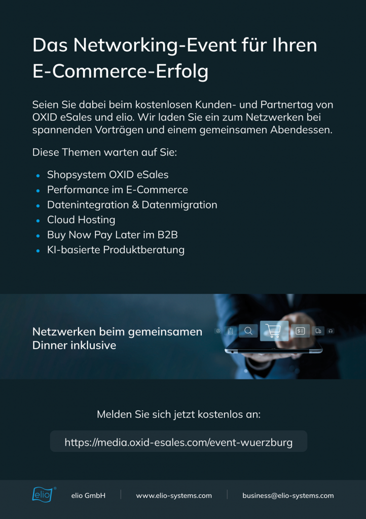Projekt: Event-Flyer „E-Commerce Partner-Tag